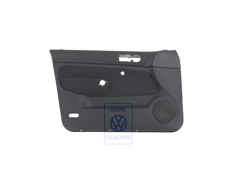 VW Original Revestimiento Puerta (Tela) Negro/Beige Claro - 1J4867011CGJGL