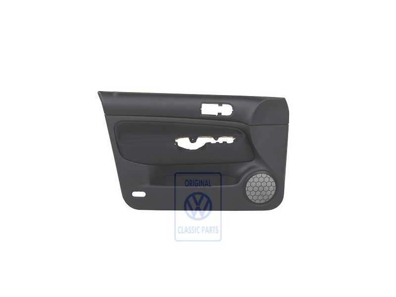VW Original Revestimiento Puerta Tela Negro/Negro - 1J4867011CKRAQ