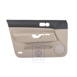 VW Original Revestimiento Puerta (Tela) Negro/Beige Claro - 1J4867011CSPDM