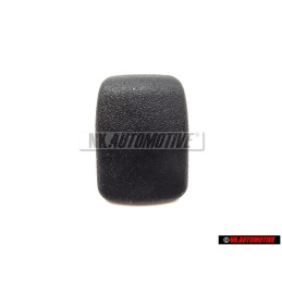 VW Original Boton Negro Satinado - 191881633 01C