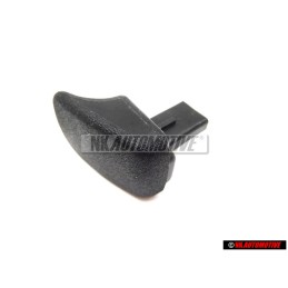 VW Original Boton Negro Satinado - 191881633 01C