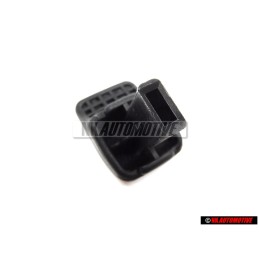 VW Original Boton Negro Satinado - 191881633 01C
