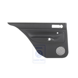 VW Original Panel De Puerta (Cuero) Negro/Negro - 1J5867211BGLKU