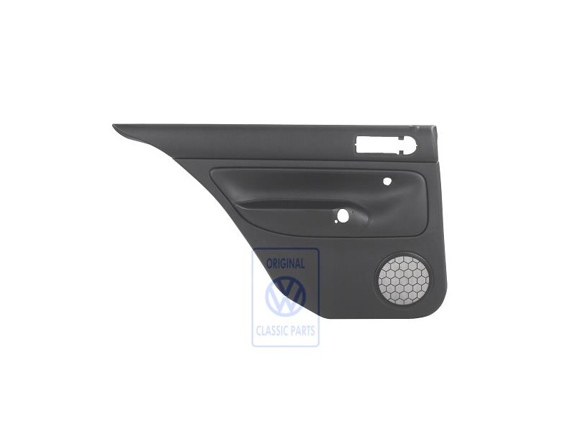 VW Original Panel De Puerta (Cuero) Negro/Negro - 1J5867211BGLKU