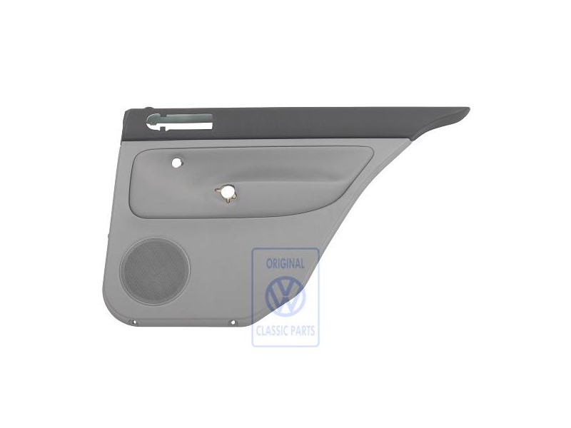 VW Original Revestimiento Puerta (Tela) Negro/Gris Franela - 1J5867212ADJGH