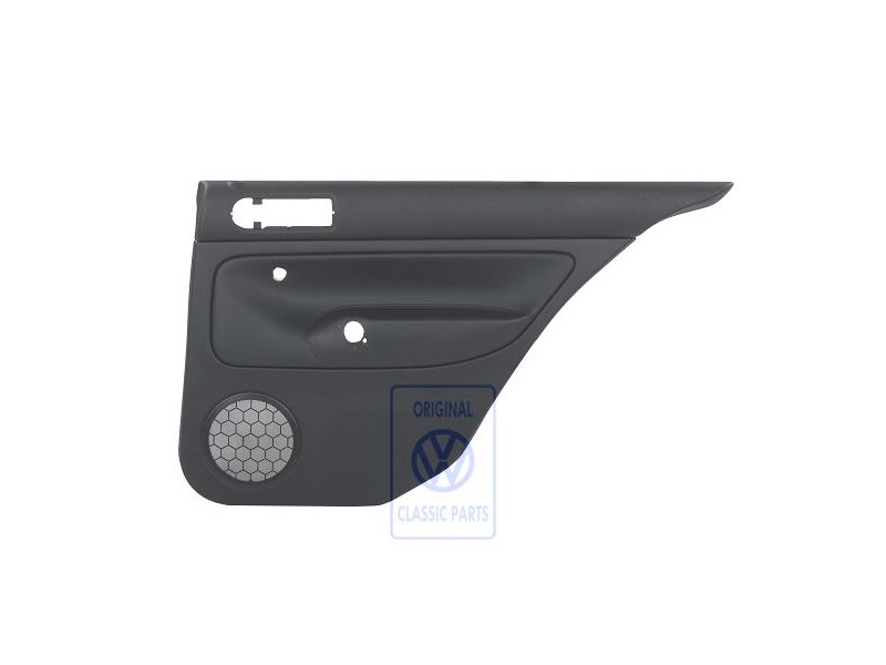 VW Original Panel De Puerta (Cuero) Negro/Negro - 1J5867212ALHSA