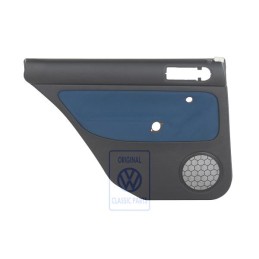 VW Original Revestimiento Puerta (Tela) Negro/Jazzblue - 1J9867211Q KNT