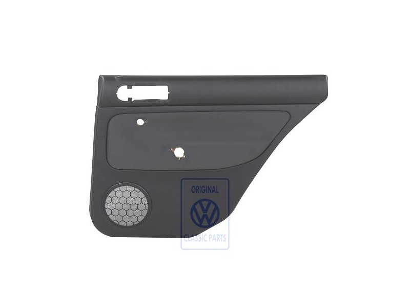 VW Original Revestimiento Puerta (Tela) Negro/Antracita - 1J9867212Q KNR