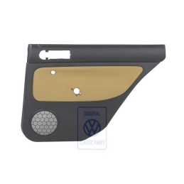 VW Original Revestimiento Puerta (Tela) Negro/Amarillo Futura - 1J9867212Q KNS