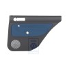 VW Original Revestimiento Puerta (Tela) Negro/Jazzblue - 1J9867212Q KNT