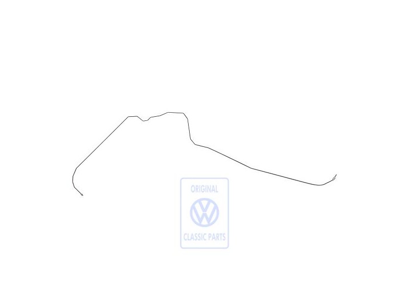 VW Original Tuberia Freno Desde Pieza Union Hasta Latiguillo Freno - 1J0614742T