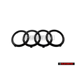 Audi Original Anillos Frente Simbolo Insignia Emblema Negro - 8T0853605 T94