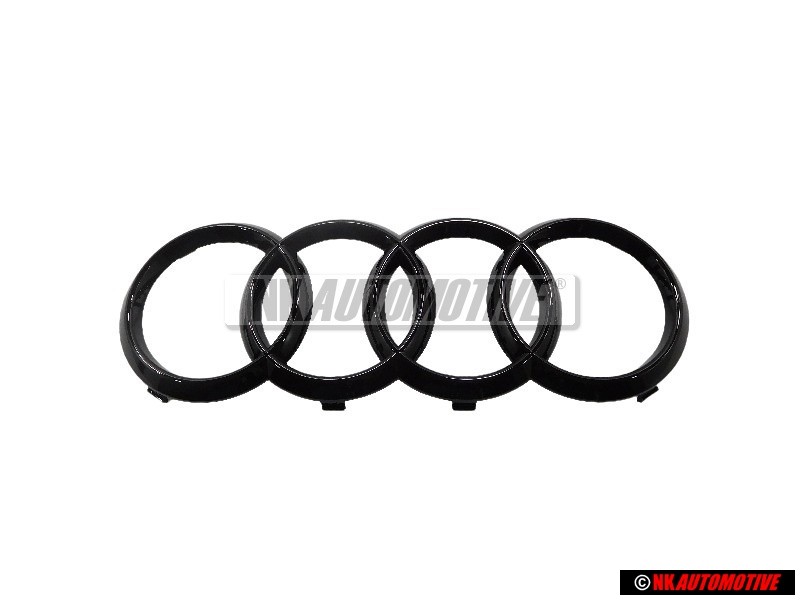 Audi Original Anillos Frente Simbolo Insignia Emblema Negro - 8T0853605 T94