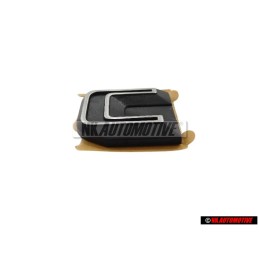 VW Original C Trasero Rotulo Insignia Emblema Plata Cepillada - 321853741