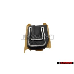 VW Original C Trasero Rotulo Insignia Emblema Plata Cepillada - 321853741