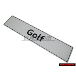 VW Original Placa Matricula - 5K0071801F