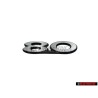 Audi Original 80 Trasero Rotulo Insignia Emblema Plata - 811853749