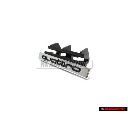 Audi Original QUATTRO Frente Rotulo Insignia Emblema Cromo - 8K0853736B 2ZZ
