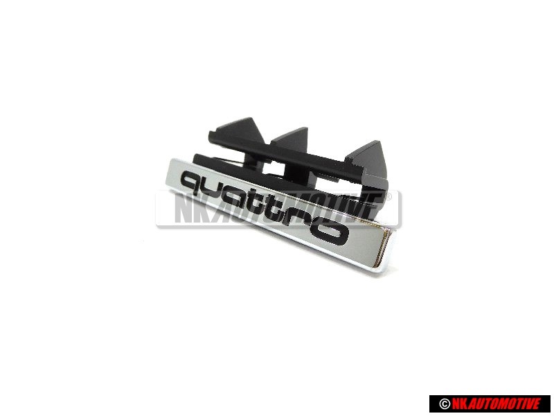 Audi Original QUATTRO Frente Rotulo Insignia Emblema Cromo - 8K0853736B 2ZZ