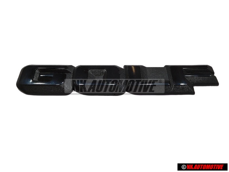 VW Original GOLF Trasero Rotulo Insignia Emblema Negro - 191853687F 01C