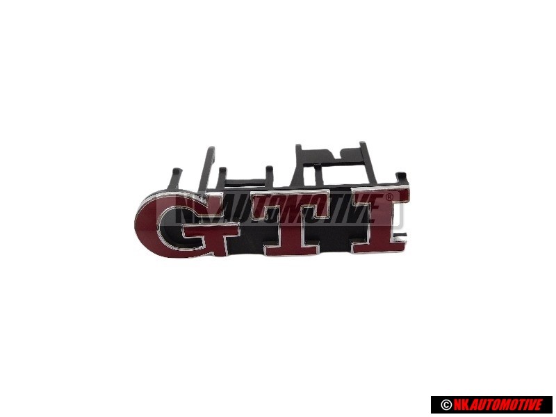 VW Original GTI Frente Rotulo Insignia Emblema Rojo - 1J6853679H JGS