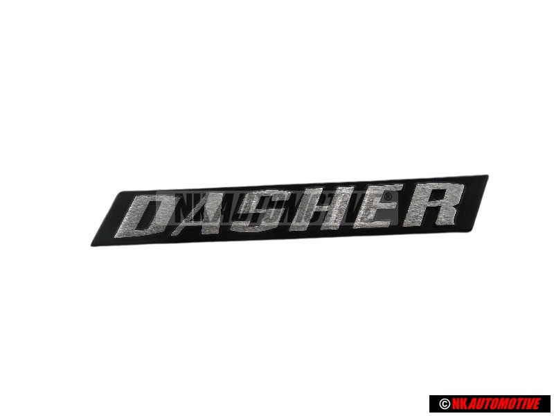 VW Original DASHER Trasero Rotulo Insignia Emblema Plata Cepillada - 321853687H