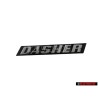VW Original DASHER Trasero Rotulo Insignia Emblema Plata Cepillada - 321853687H