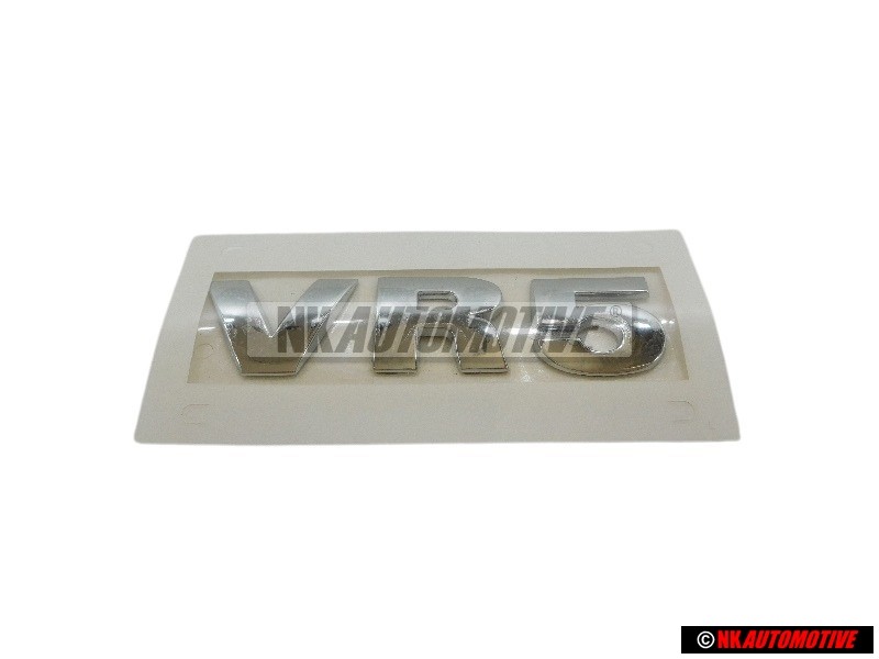 VW Original VR5 Trasero Rotulo Insignia Emblema Cromo - 3B0853675B 739