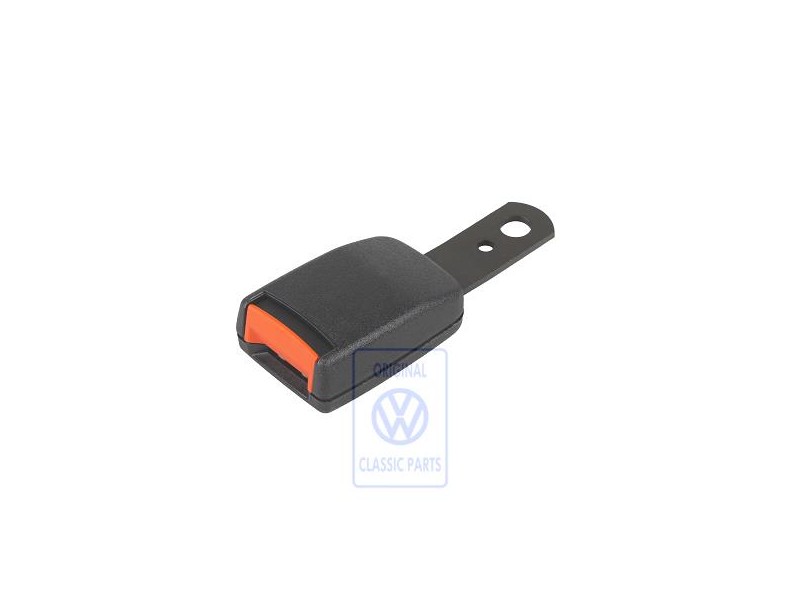 VW Original Cierre De Cinturon Negro Satinado - 701857877F 01C
