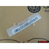 VW Original CABRIOLET Trasero Rotulo Insignia Emblema Cromo - 1E0853687C Z10