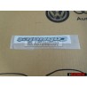 VW Original CABRIOLET Trasero Rotulo Insignia Emblema Cromo - 1E0853687C Z10