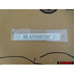VW Original CABRIOLET Trasero Rotulo Insignia Emblema Cromo - 1E0853687C Z10