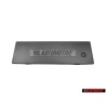 VW Original Recubrimiento P.Abertura Radio Negro Satinado - 1H0857231A 01C