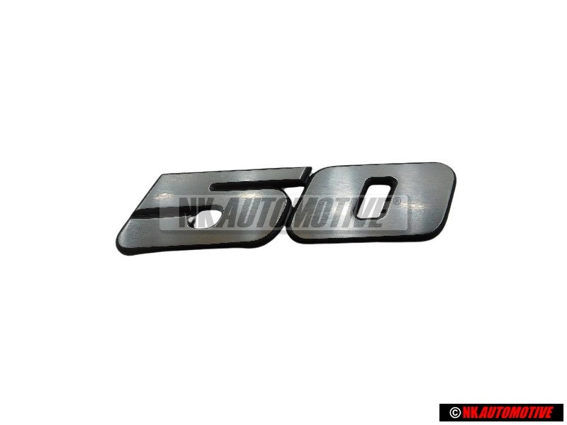 VW Original 50 Frente Rotulo Insignia Emblema Plata Cepillada - 293853687F