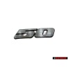 VW Original 50 Frente Rotulo Insignia Emblema Plata Cepillada - 293853687F