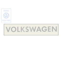 VW Original Rotulo Plata - 2D3853687 1ZQ