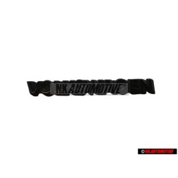 VW Original VOLKSWAGEN Trasero Rotulo Insignia Emblema Negro - 321853685C MY8