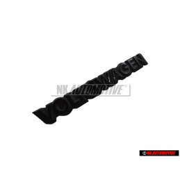 VW Original VOLKSWAGEN Trasero Rotulo Insignia Emblema Negro - 321853685C MY8
