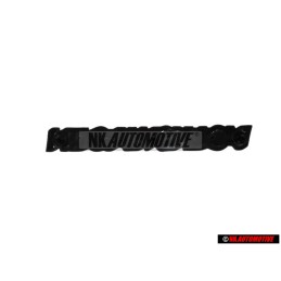 VW Original VOLKSWAGEN Trasero Rotulo Insignia Emblema Negro - 321853685C MY8