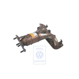 VW Original Colector De Escape Con Catalizador - 030253052AX