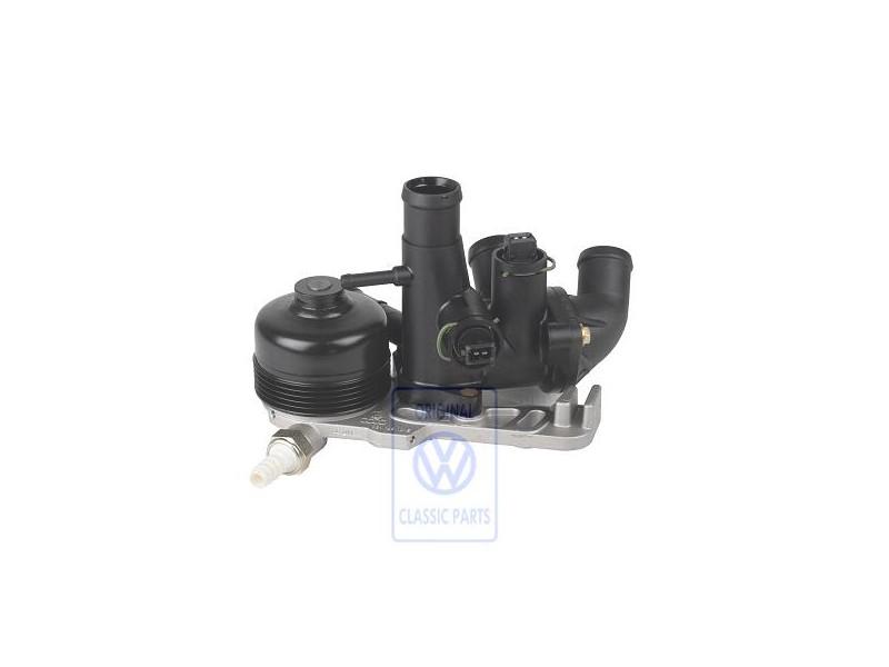 VW Original Bomba De Depresion Con Caja De Termostato - 031145101E