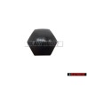 VW Original Capuchon P. Tornillo Rueda Negro Satinado - 321601173A 01C