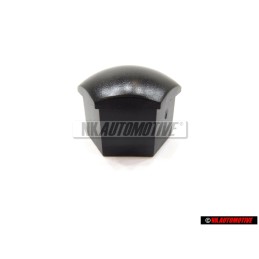 VW Original Capuchon P. Tornillo Rueda Negro Satinado - 321601173A 01C