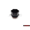 VW Original Capuchon P. Tornillo Rueda Negro Satinado - 321601173A 01C