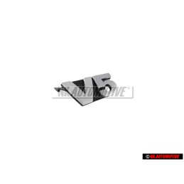 VW Original V5 Frente Rotulo Insignia Emblema Cromo - 1J5853679 FDY