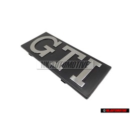 VW Original GTI Frente Rotulo Insignia Emblema Plata Cepillada - 171853679