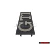 VW Original GTI Frente Rotulo Insignia Emblema Plata Cepillada - 171853679