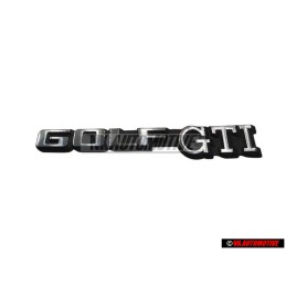VW Original GOLF GTI Trasero Rotulo Insignia Emblema - 191853687C
