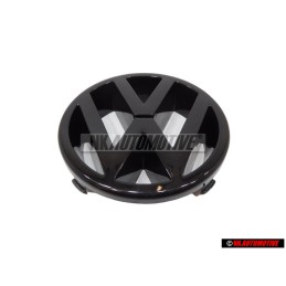 VW Original Frente Simbolo Insignia Emblema Negro - 323853601