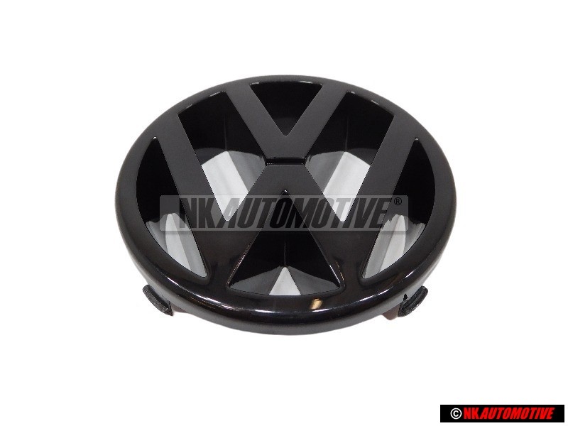 VW Original Frente Simbolo Insignia Emblema Negro - 323853601